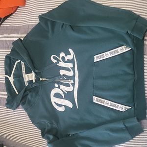 PINK quarter zip hoodie